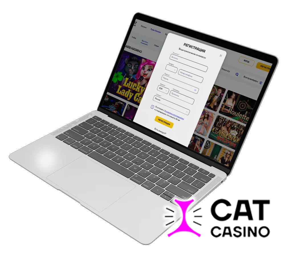 Регистрация cat casino